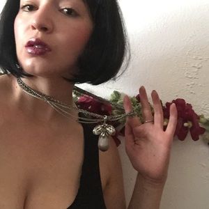 Vintage Silver Drop Necklace