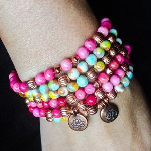 Mountain Jade Bracelet Stack