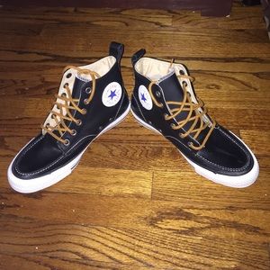 Leather Converse