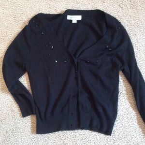 Black cardigan