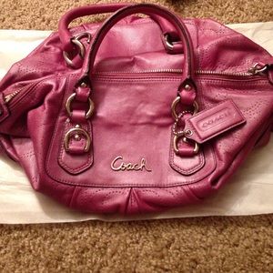 Purple Coach Purse