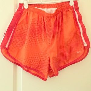 Orange Nike Tempo Shorts