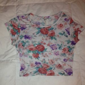 Floral Crop Top From Pac Sun