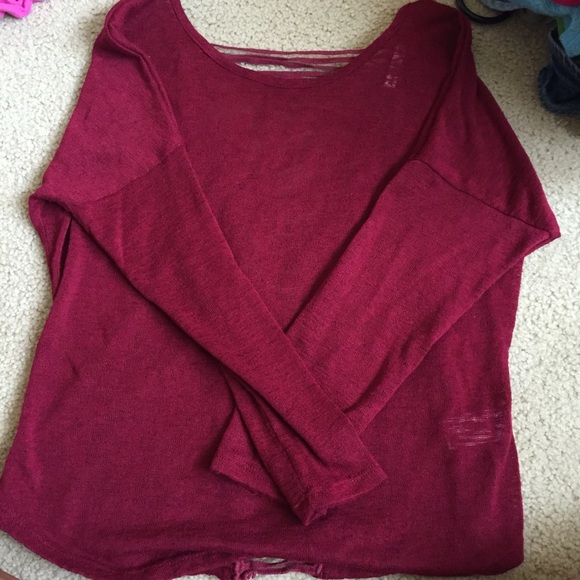 Papaya long sleeve top