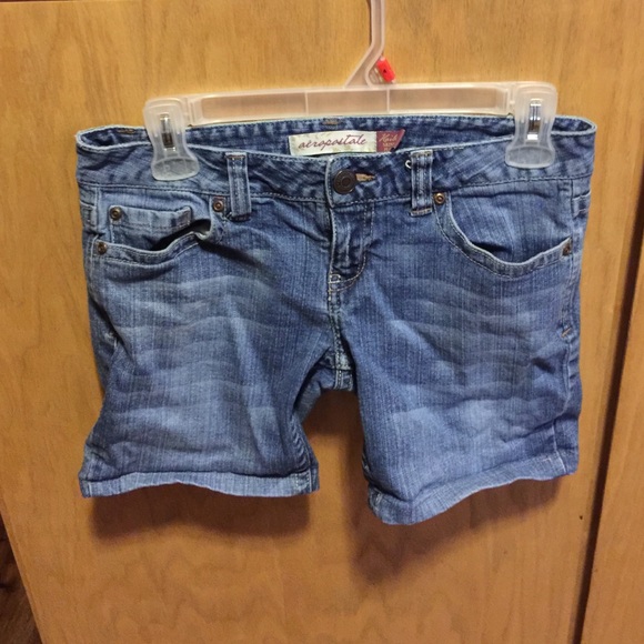 Denim shorts