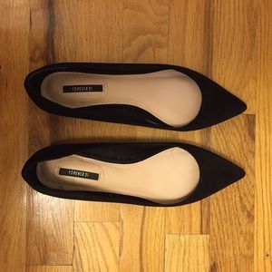 Suede Flats (black)