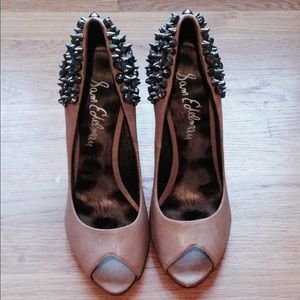 Sam Edelman 'Lorissa' Spike Healed Leather Peeptoe