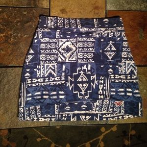 Aztec hollister skirt