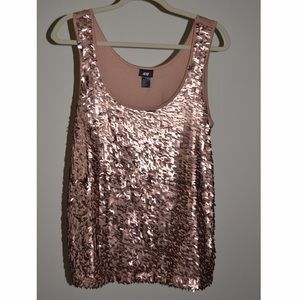 H&M sequin tank top