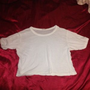 Brandy Melville White Crop Top