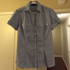 Size M Short sleeve Express button up dress shirt