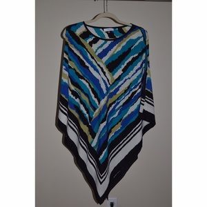 Poncho Style Calvin Klein top