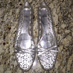 Stuart Weitzman Jelly Flats