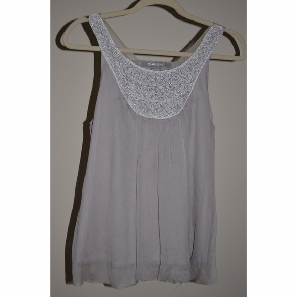 Bead Embellished Tank Top