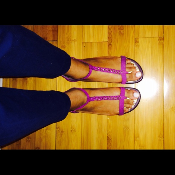 Purple Banana Republic Sandals