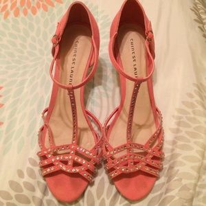 Coral heels