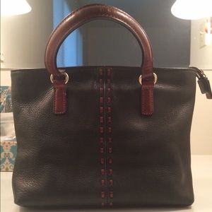 💔 SOLD Fossil Coronado Stitch Black Pebble Tote