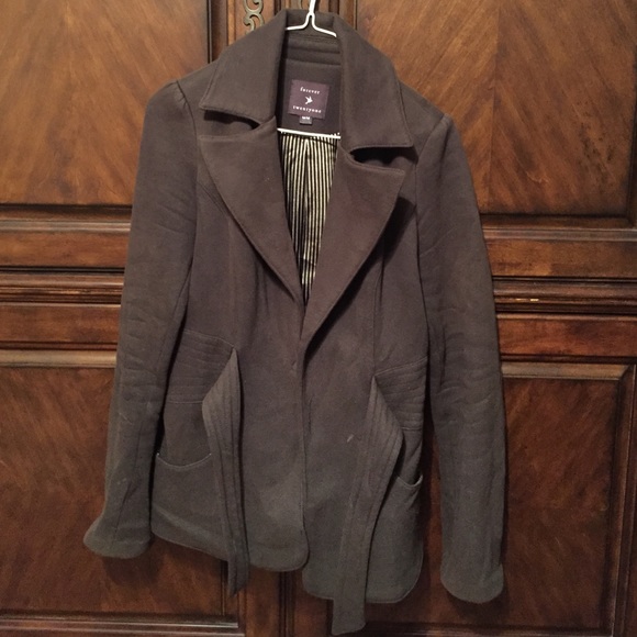 Grey Casual Dress Coat