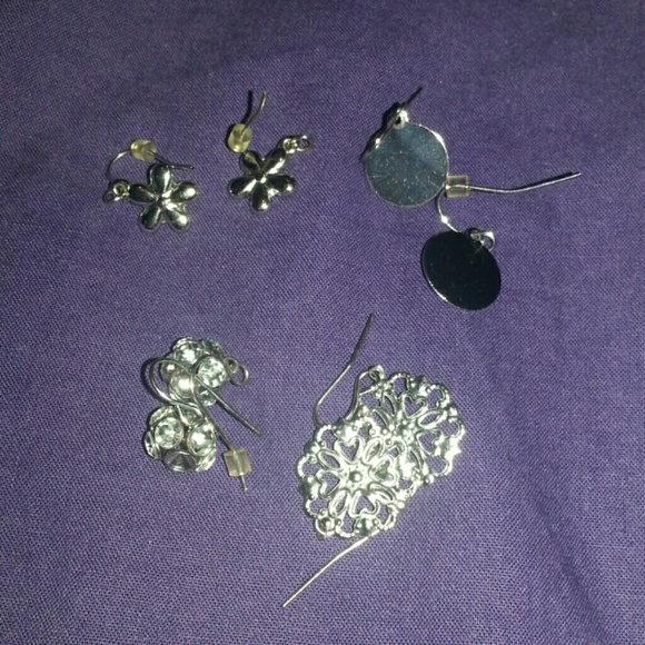 4 set dangling earrings