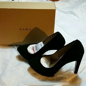 Zara Salon Tacon Bolitas Shoe