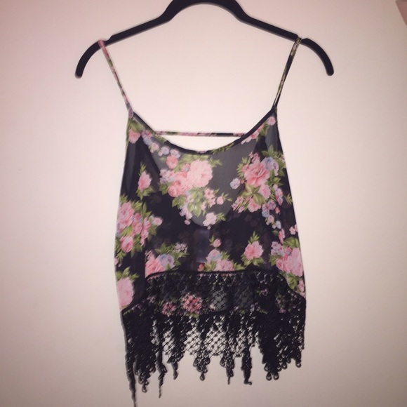 Nasty Gal Tops - Flowered blouse