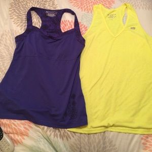 Two work out tanks