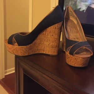 Size 7.5 Jessica Simpson Wedge Heels