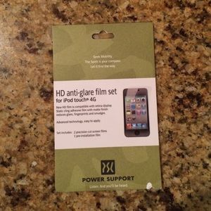 HD anti glare film set for iPod touch 4g