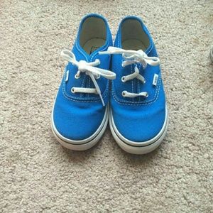 Kids blue vans