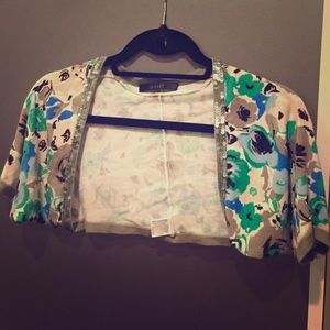 Shrug cardigan from Coast! Size S green, white +