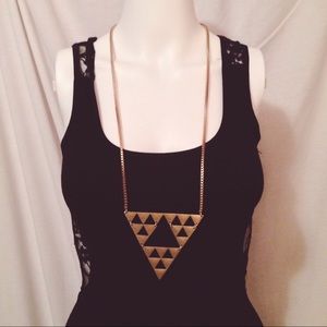 Triangle Statement Necklace
