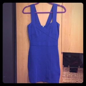 Guess by Marciano Colbolt Blue wrap dress