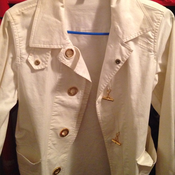 White and Gold Ralph Lauren jacket