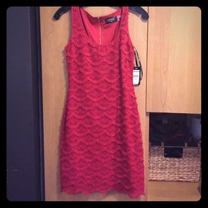 Guess red dress