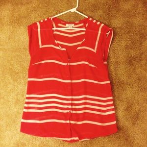 Stripped summer button up S