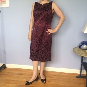 Elegant Burgundy Cocktail Dress size 11/12