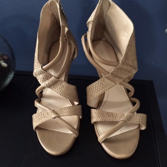 Calvin Klein Shoes - Calvin Klein nude heels