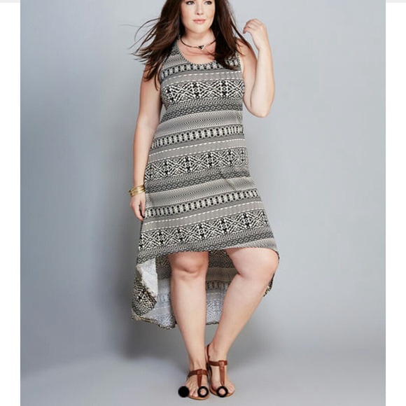 *SOLD in Bundle* Plus Size Hi Lo Maxi Dress 3x - Picture 1 of 3