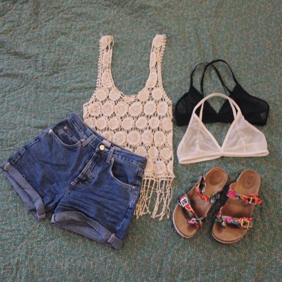 *SOLD* Crochet Tank Top | Thrifted