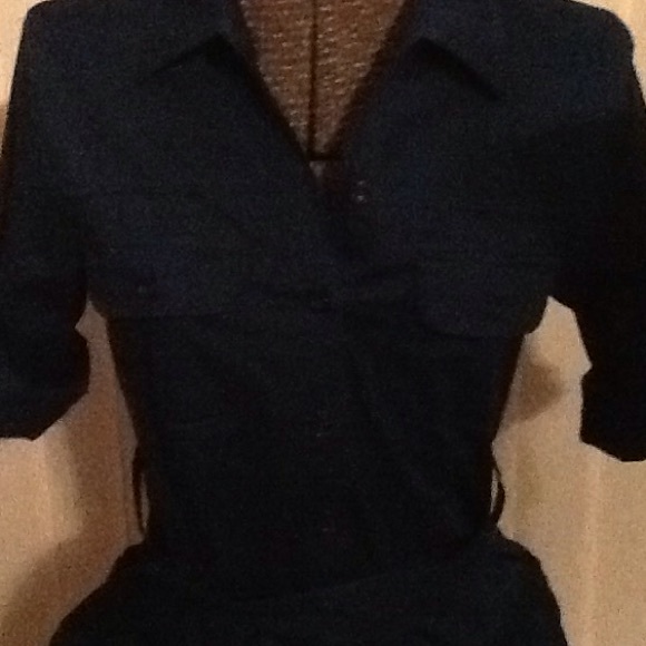 Button-Down Ruffle Dress - Picture 2 of 4