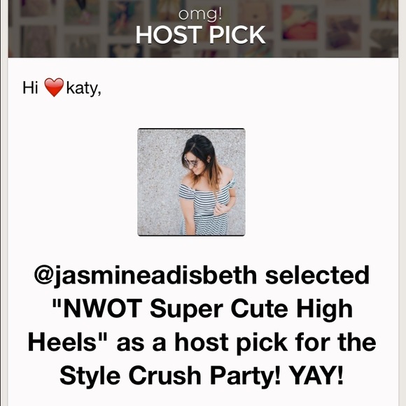 💝HP💝🔰NWOT🔰 Super Cute High Heels - Picture 4 of 4