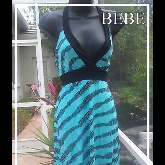 🎁🎉SALE!! BEBE Sport Halter Summer Dress🎁🎉