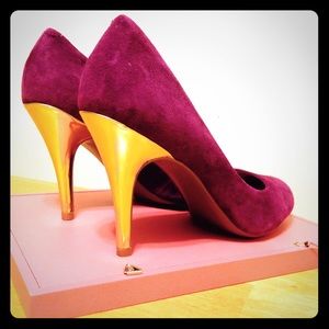 Dark Pink/Purple Jessica Simpson Pumps 9
