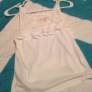 White tank top from Hollister