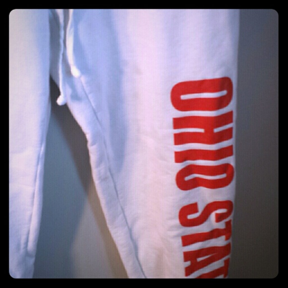 White OSU Sweatpant Capri!