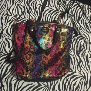 Juicy couture rainbow purse bag