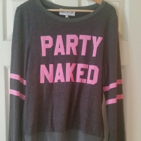 Wildfox Sweaters - *Final Markdown* Wildfox Party Naked BBJ Sm Nwt!