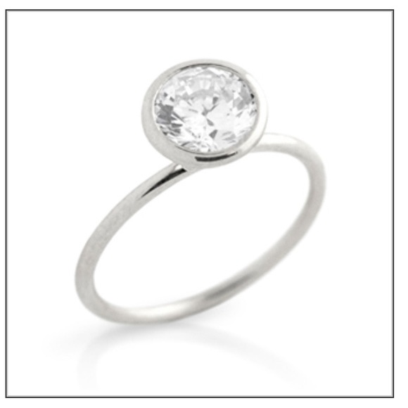 RHODIUM, GOLD or ROSE GOLD PLATED RINGS - Picture 2 of 4