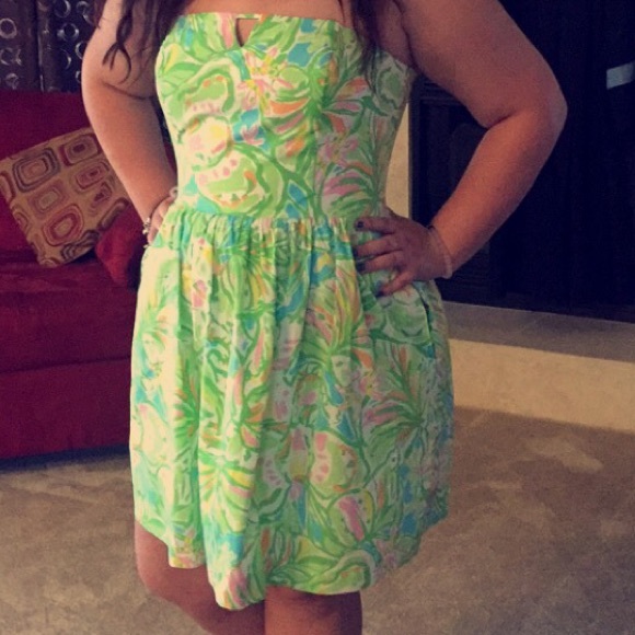 SIZE 12 LILLY PULITZER ELEPHANT EARS DRESS