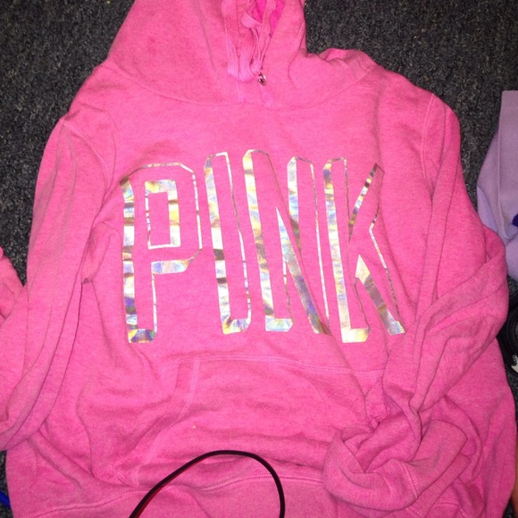 Pink Victoria's Secret hoodie